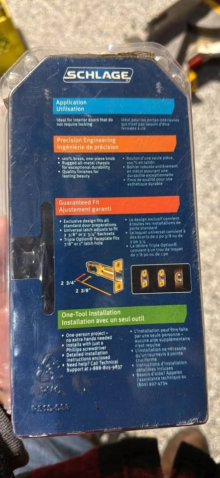 Schlage - F10 ORB Orbit Series Passage Hall/Closet Door Knob - photo 2