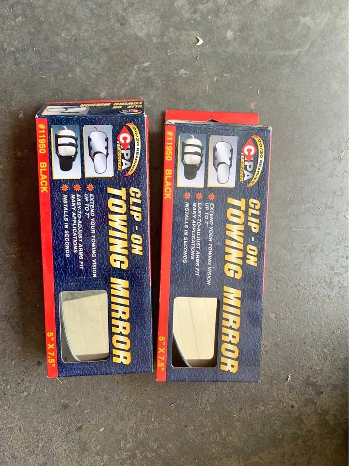 Clip-On Towing Mirrors