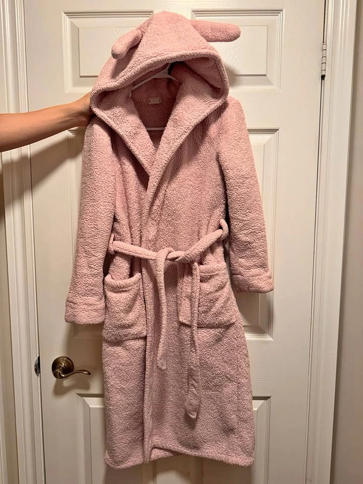 Bunny ear cute bath robe