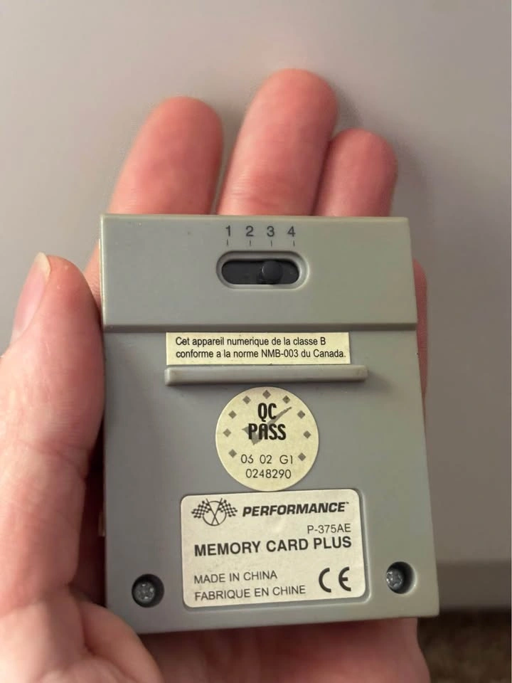 Performance Memory Card Plus for Nintendo 64 - photo 5