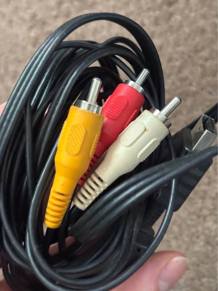 Sony PlayStation AV RCA Cable PS1 PS2 PS3 - photo 2