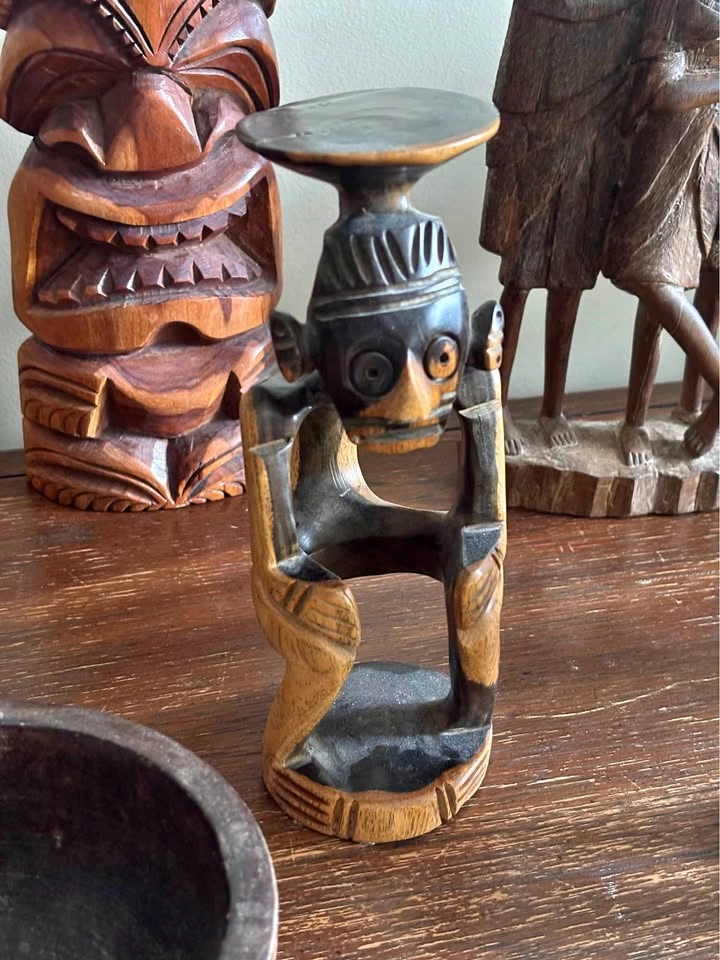 Hand Carved Wood Tribal Figurine