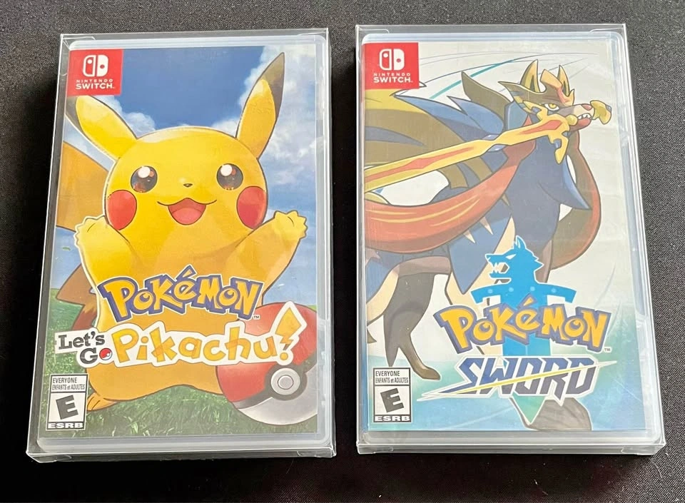 Video Games - Pokémon Let’s Go Pikachu / Pokémon Sword - Nintend