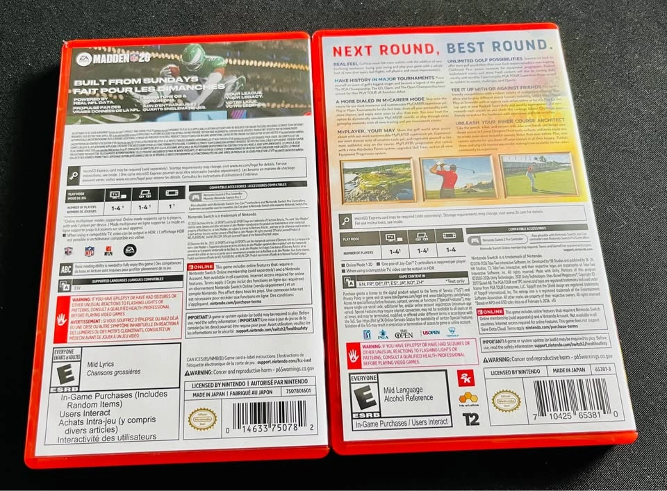 Video Games - Nintendo Switch 2 - Madden 25 / PGA Tour 2K25 - photo 2