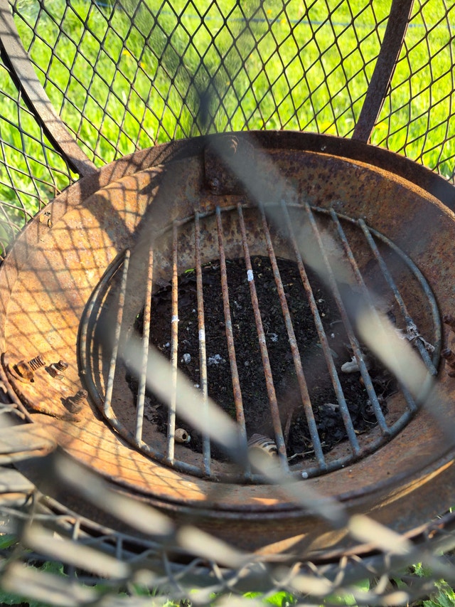 outdoor firepit chimney fire place - photo 4