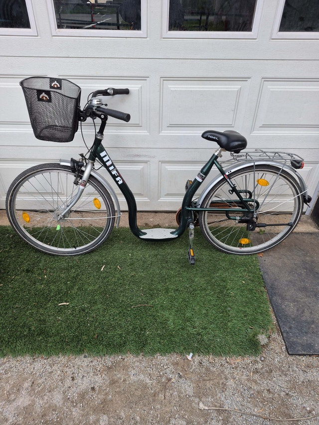26'' wheel MIFA German scooter bike Green 3 speed hub
