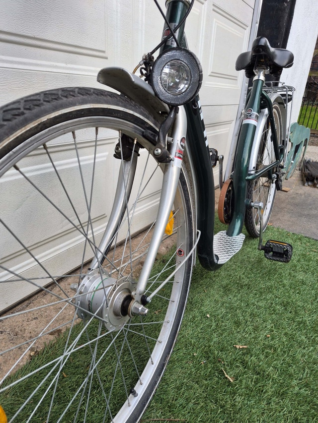 26'' wheel MIFA German scooter bike Green 3 speed hub - photo 5