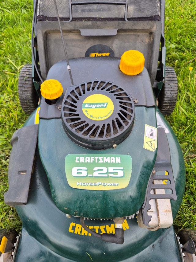 Gas lawnmower 6.25HP BAG Craftsman eager1 - photo 2