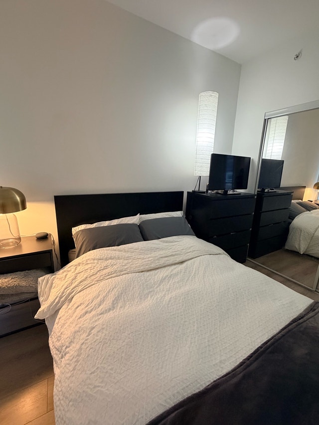 IKEA Malm Double Bed Frame and Mattress - photo 2