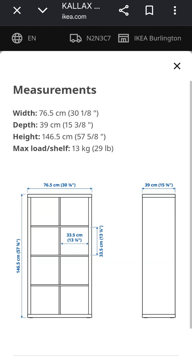 IKEA KALLAX Shelf Unit (2x4 / 8-Cube) - photo 2