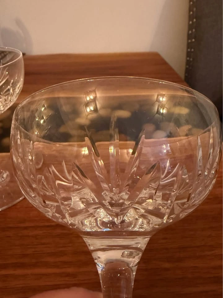 8 Crystal sorbet glasses - photo 3