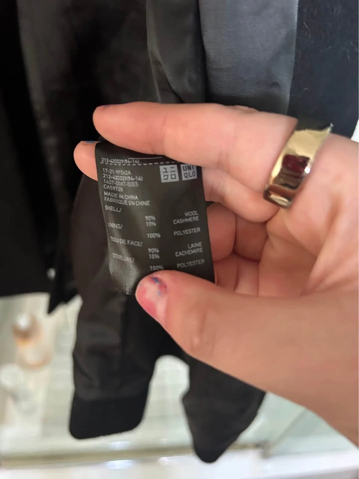 Uniqlo Wool Cashmere Chesterfield Coat - photo 3