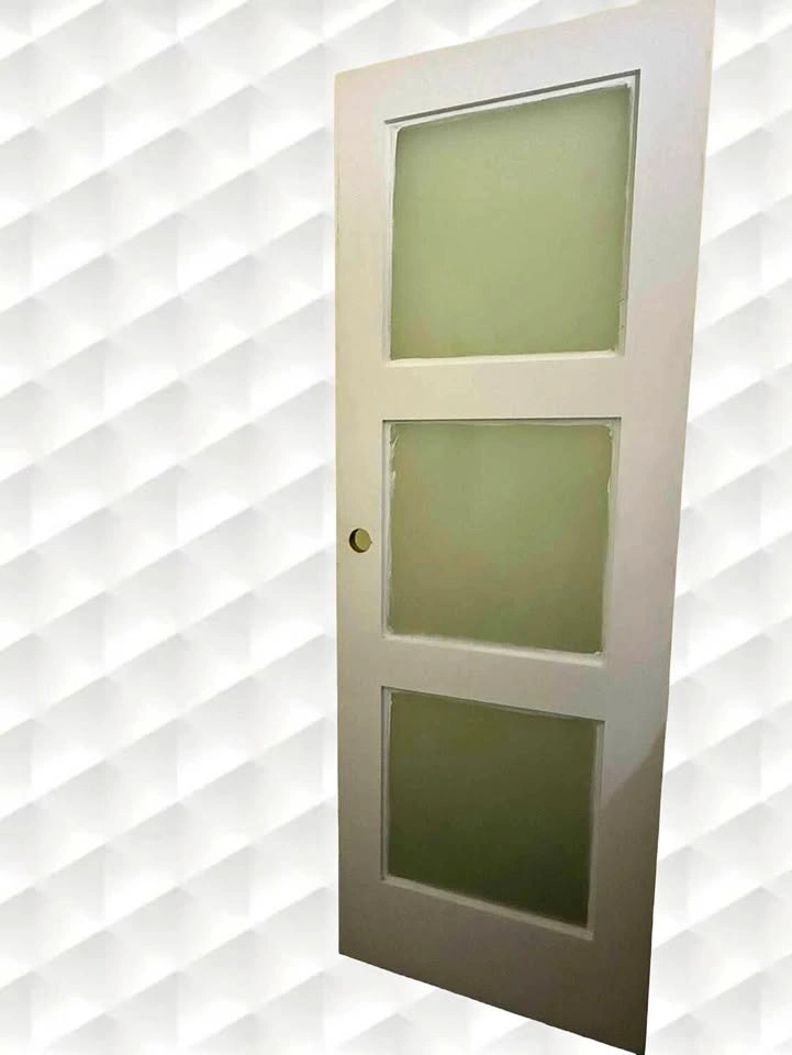 28” BRAND NEW Triple Pane Frosted Glass Interior Door