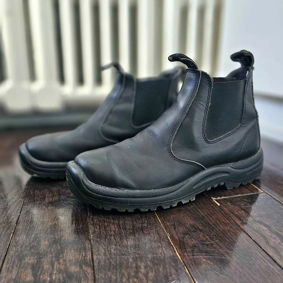 Blundstone #491 Work Boots Non-Safety AU9/US10 Black Leather