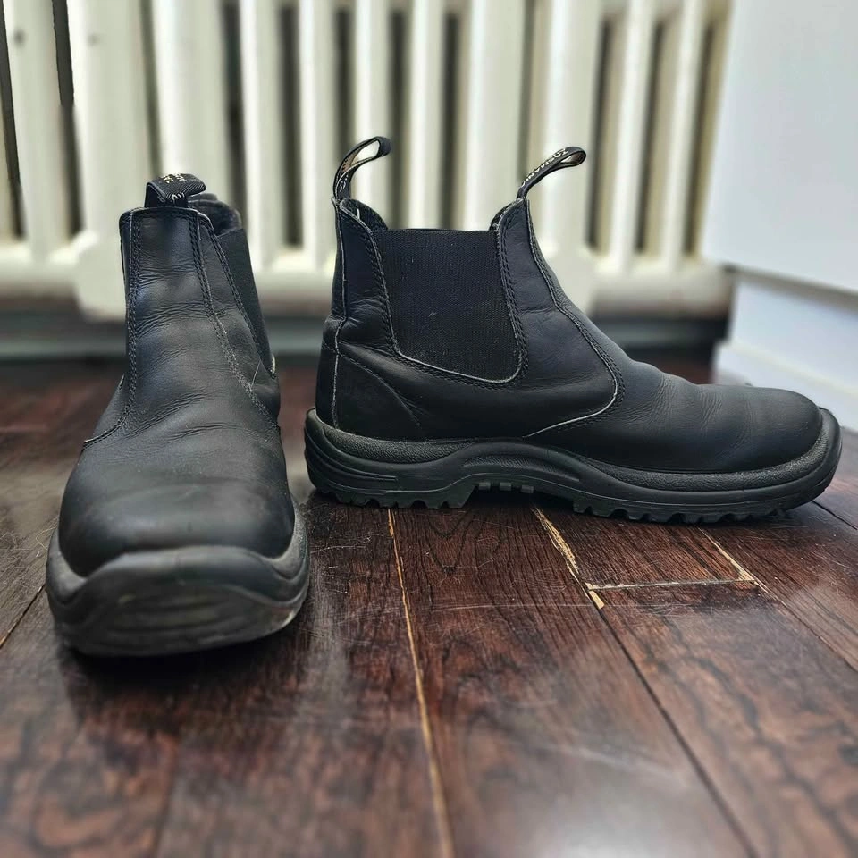Blundstone #491 Work Boots Non-Safety AU9/US10 Black Leather - photo 4