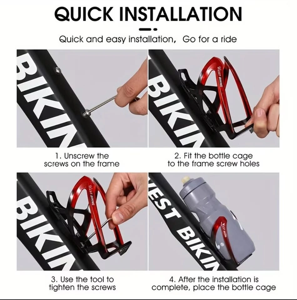 Brand New West Biking Water Bottle Cage Holder - photo 4