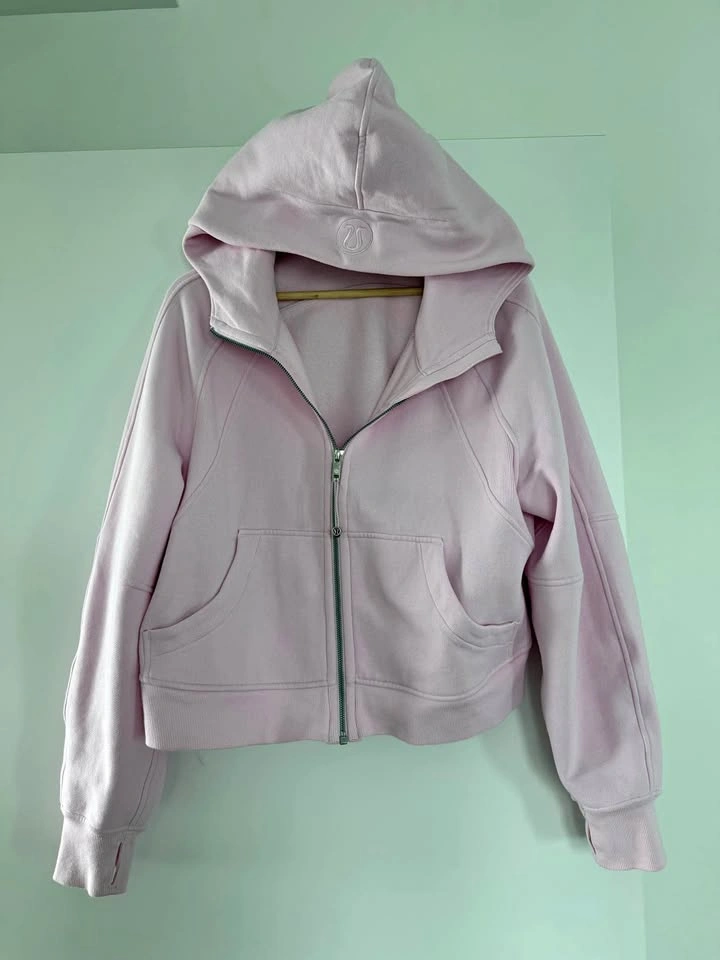 Lululemon Scuba Oversized Full-Zip Hoodie (Meadowsweet Pink) - M