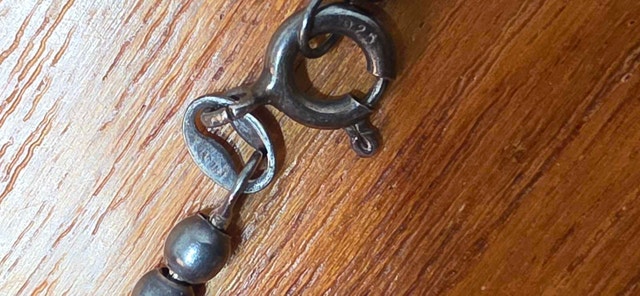 Sterling Silver 925 Italy 16" Necklace - photo 3