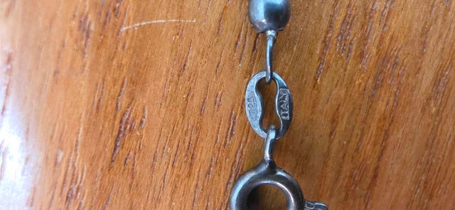 Sterling Silver 925 Italy 16" Necklace - photo 4