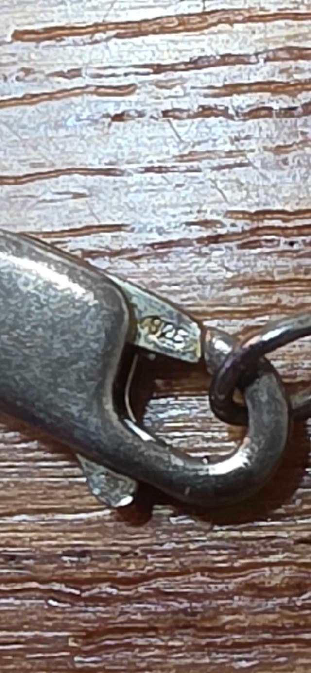 Black Pearl 925 Sterling Silver Necklace - photo 2