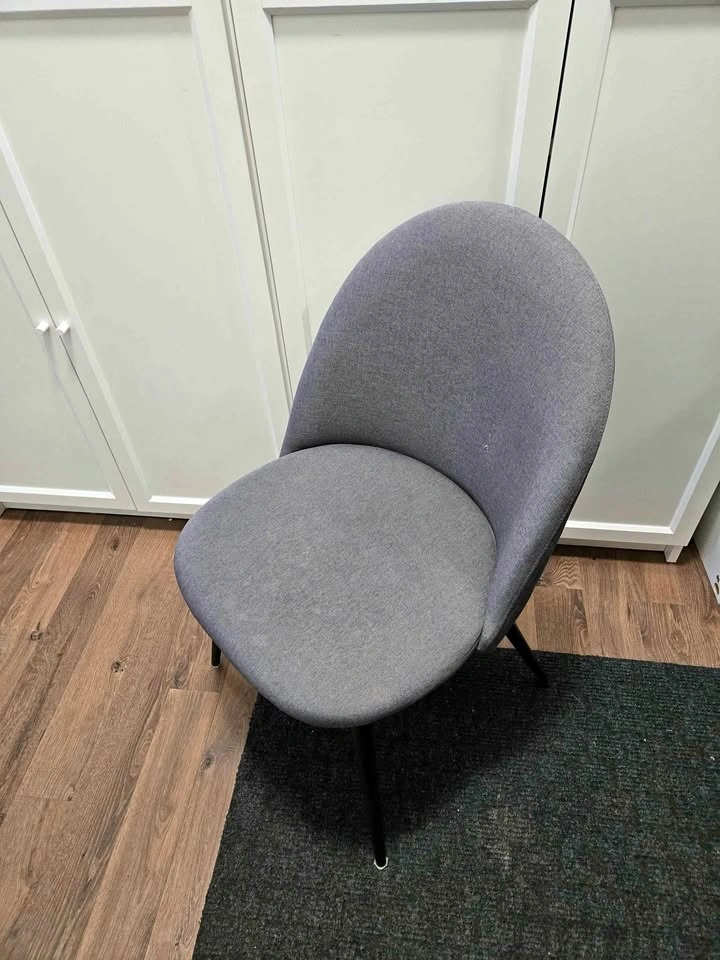 Grey Upholstered Chair