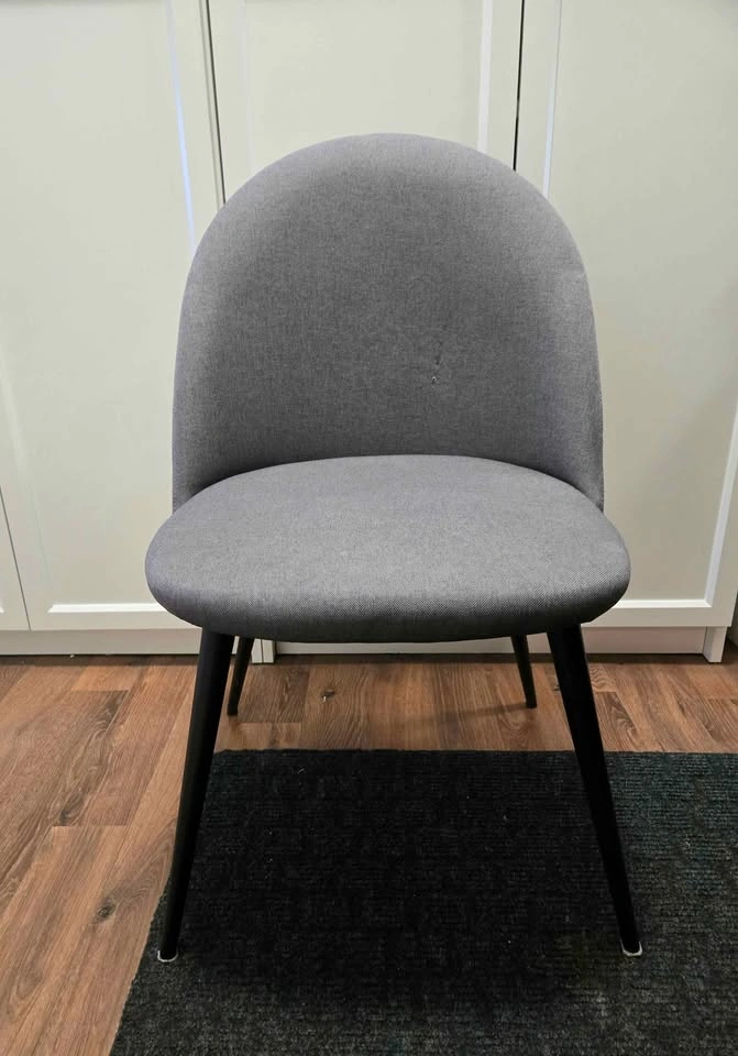 Grey Upholstered Chair - photo 2