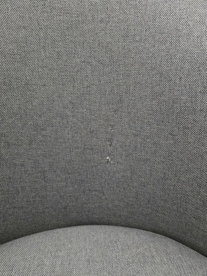 Grey Upholstered Chair - photo 4