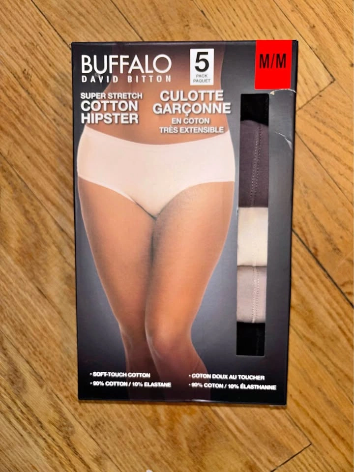 Buffalo David Bitton Super Stretch Cotton Hipster 5-Pack M/M