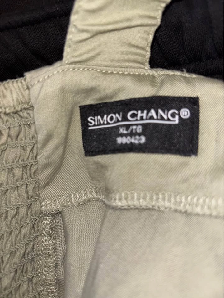 Simon Chang Tencel Olive Green Button Front Midi Dress XL/TG - photo 3