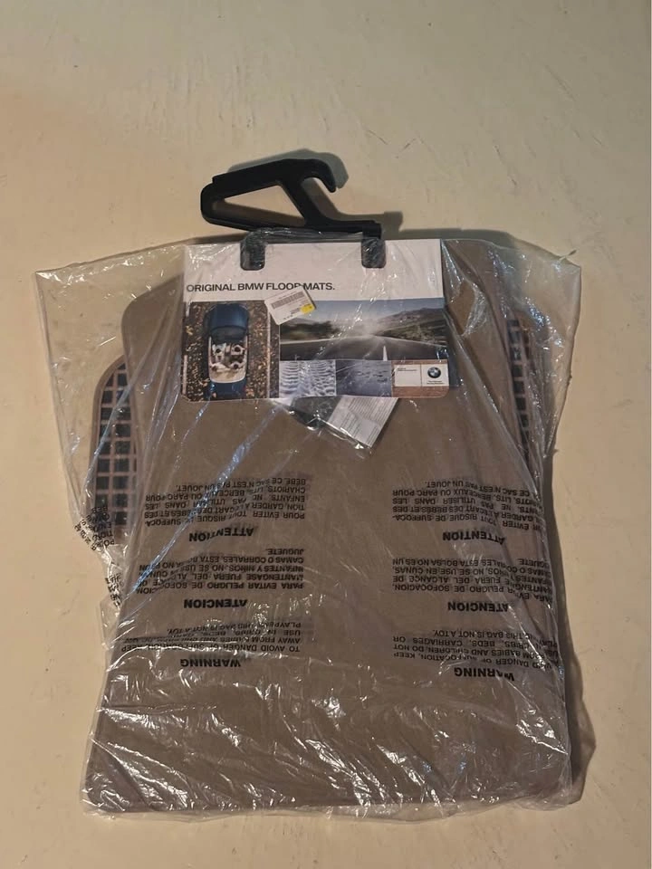 BMW Floor Mats Velour Beige - 4 Piece Set - photo 2