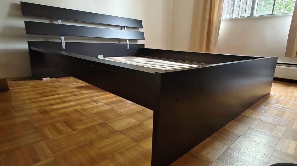 IKEA Queen Bed frame with slated base - photo 3