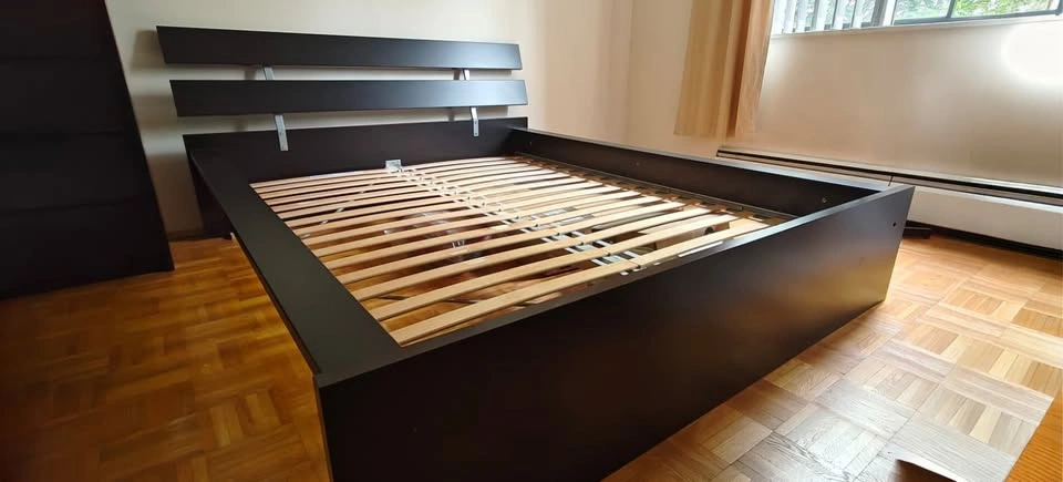 IKEA Queen Bed frame with slated base - photo 4