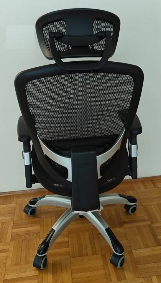 Hyken Ergonomic Mesh Swivel Task Chair - Grey - photo 2