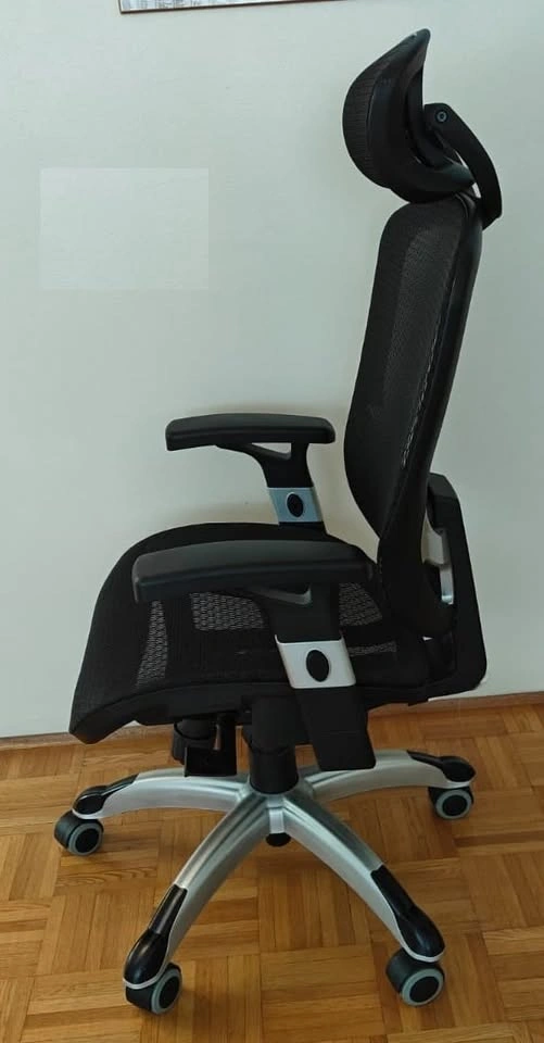 Hyken Ergonomic Mesh Swivel Task Chair - Grey - photo 3