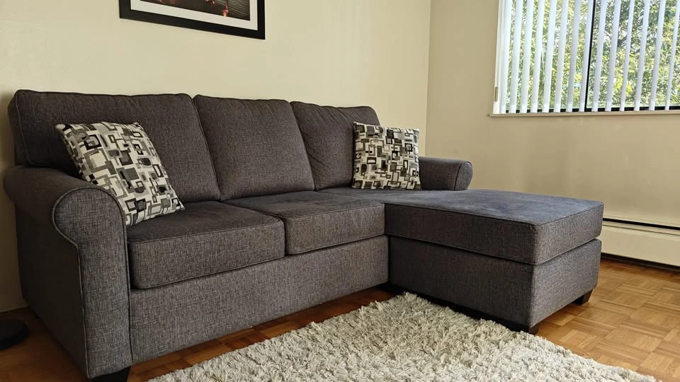 Sonic Fabric Reversible Queen Sectional Sofa Bed Palluci - photo 2