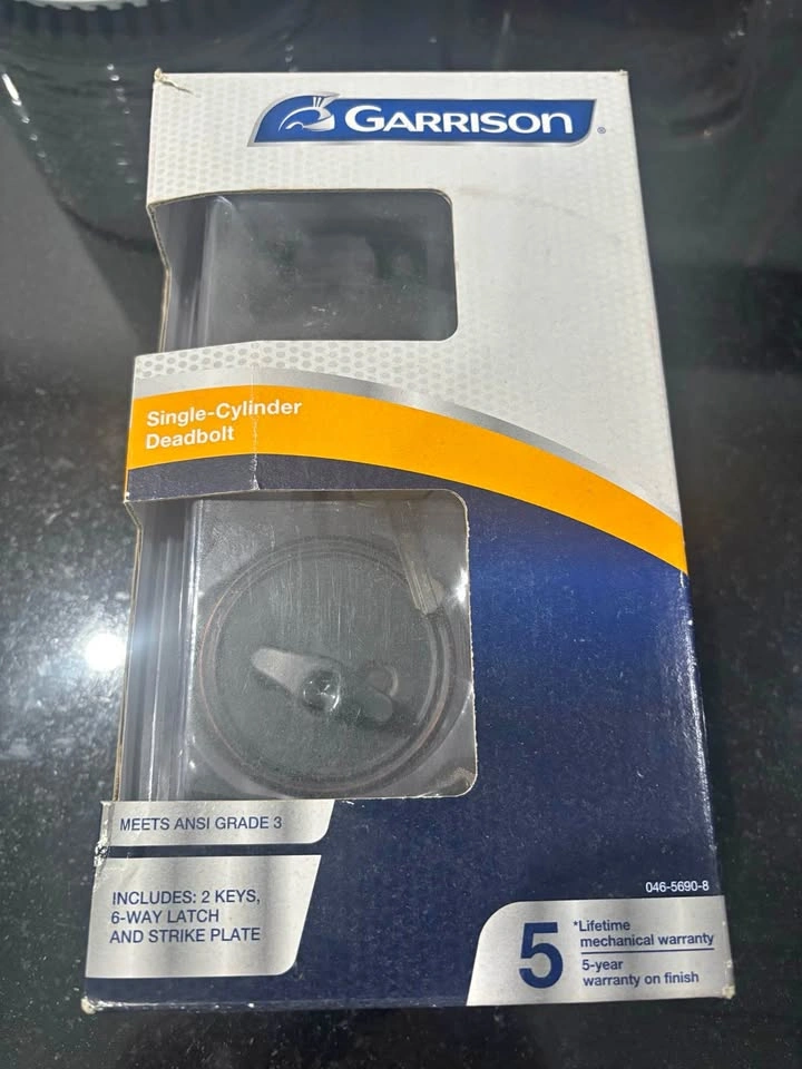 Garrison Single-Cylinder Deadbolt