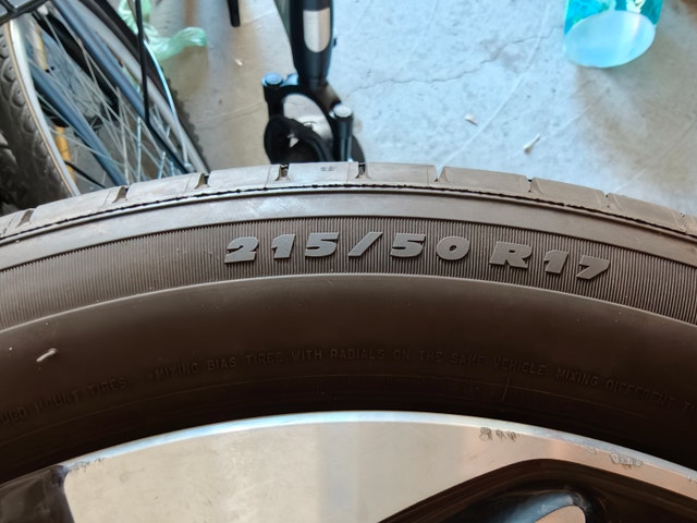OEM 17" Honda Civic Wheels with Michelin Tires (215/50R17) - photo 3