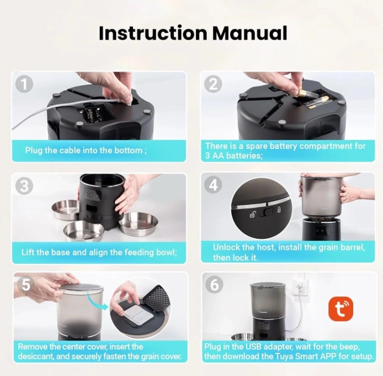 NEW Automatic Cat Food Dispenser - photo 3