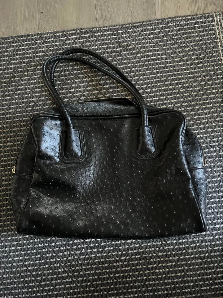 Large Black Top-Handle Handbag - photo 2
