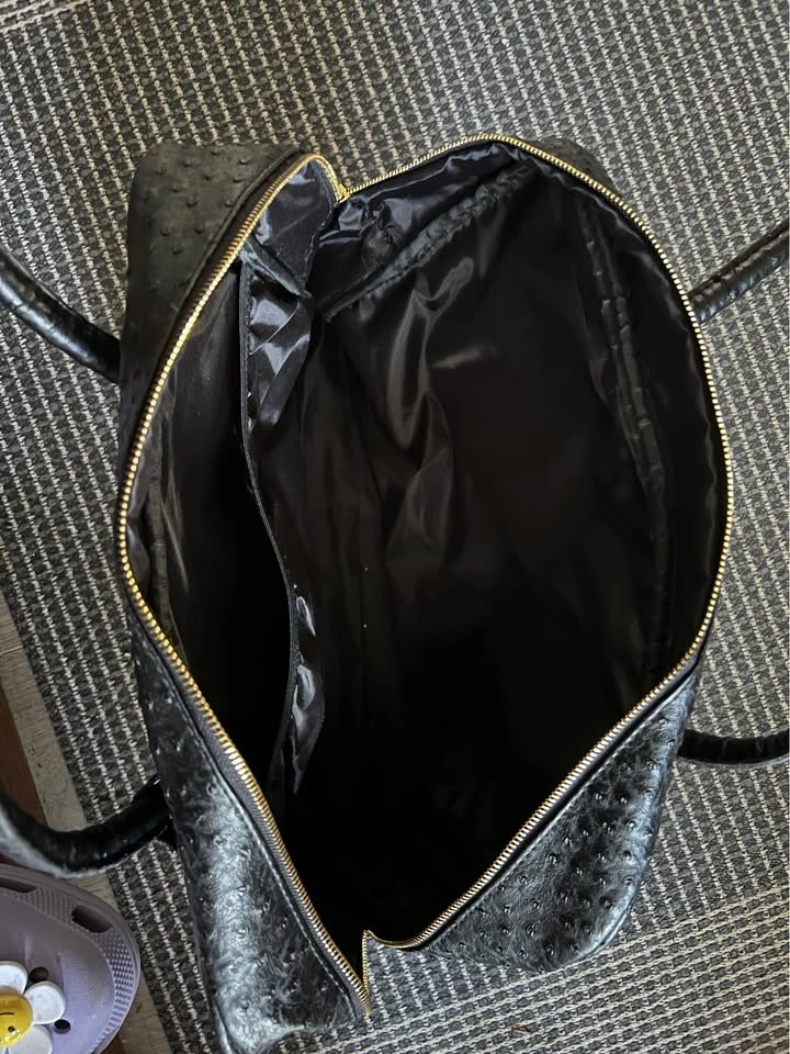Large Black Top-Handle Handbag - photo 3