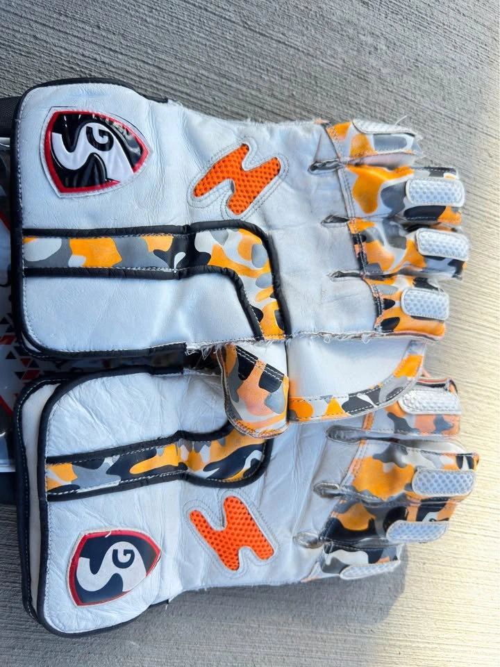 SG Cricket Wicket-Keeping Gloves – SRH IPL Inspired - photo 2