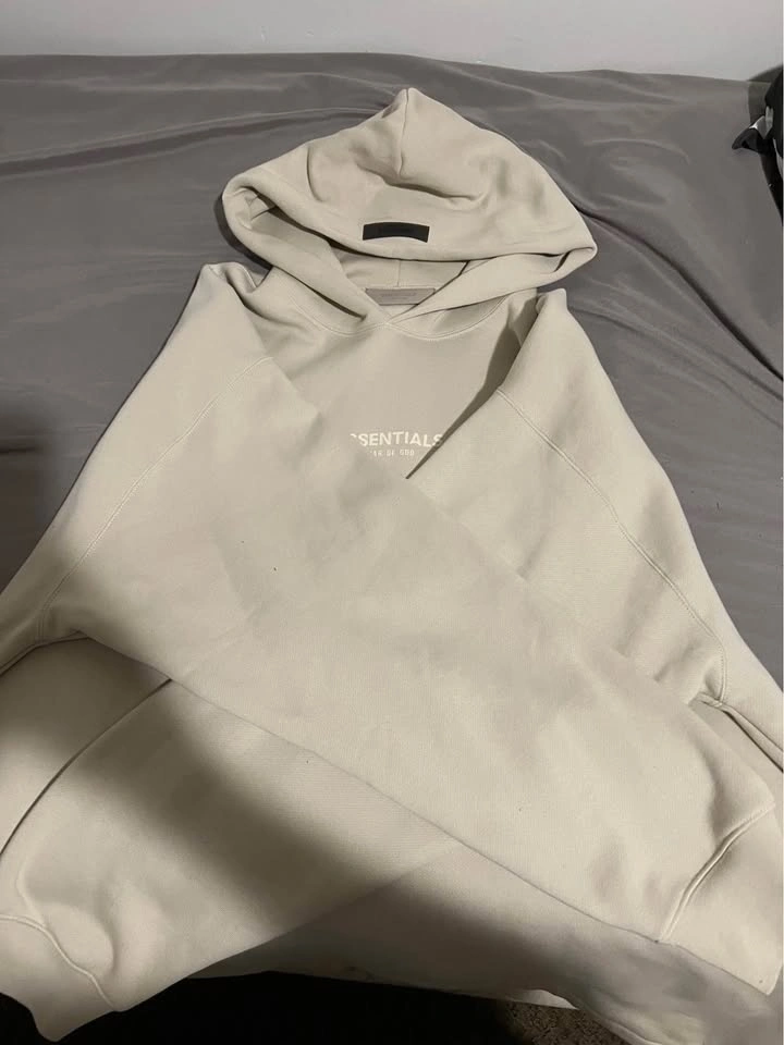 Fear of God Essentials Pullover Hoodie - Cream XL - photo 2