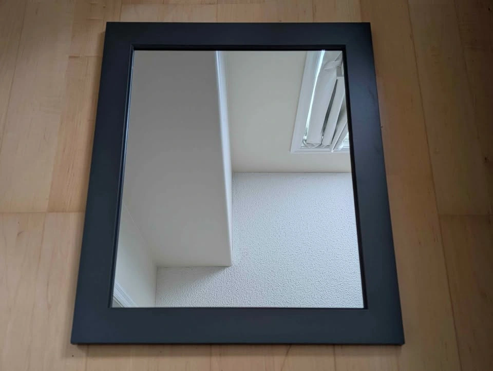 Grey Framed Wall Mirror - photo 2