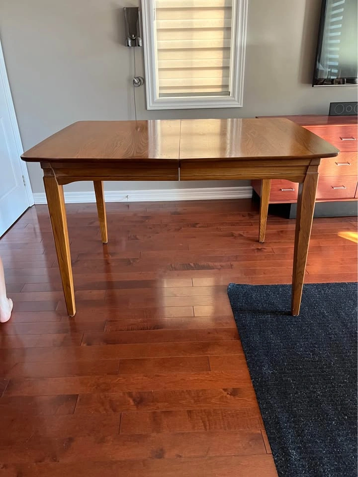 Mid-Century Modern Dining Table with Extension Leaves by Krug - photo 2