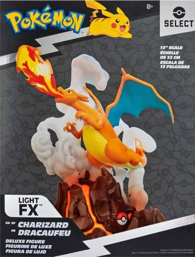 Charizard, the Flame Pokémon. 13-inch Deluxe Collector’s Statue.