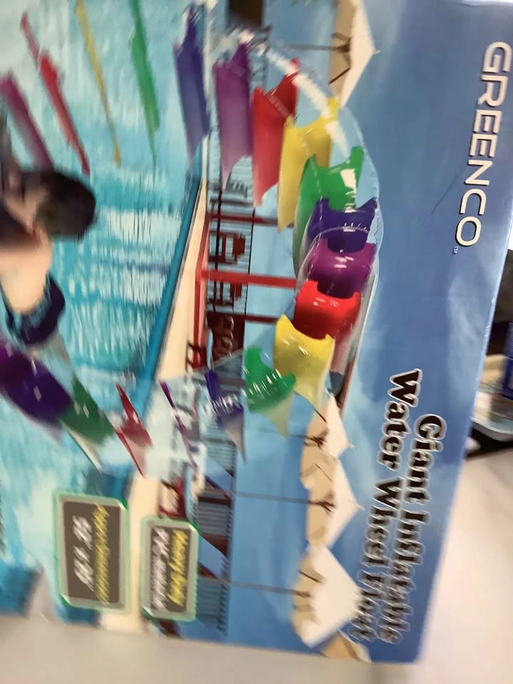 Inflatable Water Wheel Roller Float 52" Diameter. Brand new in b - photo 2