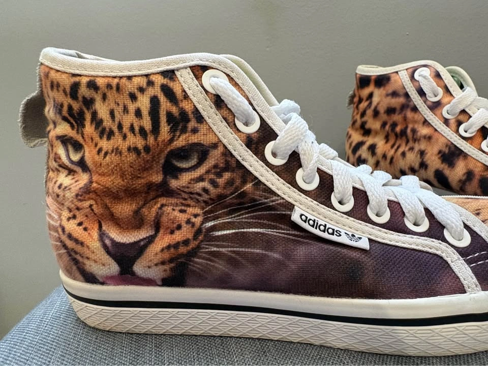 Adidas Women’s Shoes Honey Mid Leopard Size 5.5 - photo 3