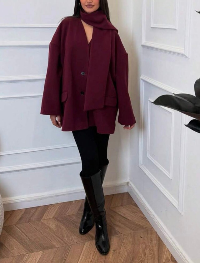 Burgundy women’s jacket