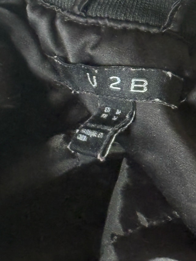 U2B Black Bomber Jacket