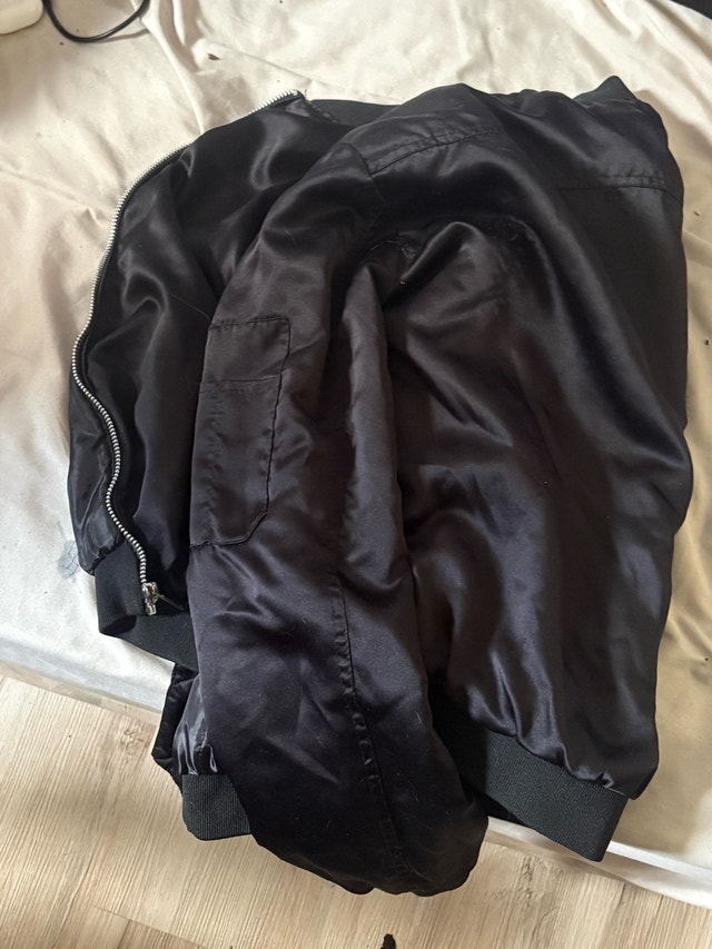 U2B Black Bomber Jacket - photo 2